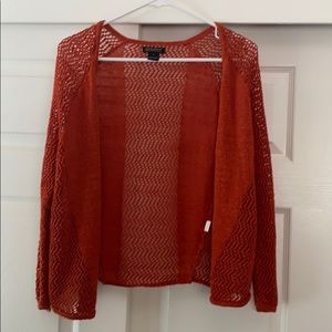 LAST DAY! Cute orange Lucky Brand sweater!